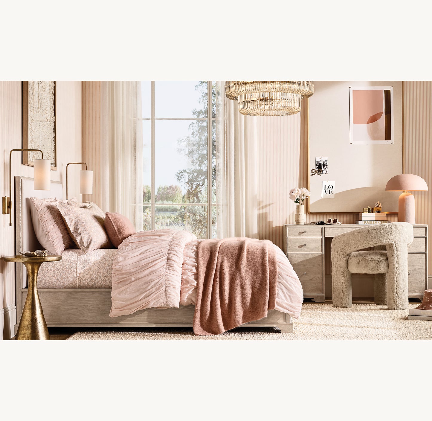 Bettina Crystal Medium Pendant 26''D