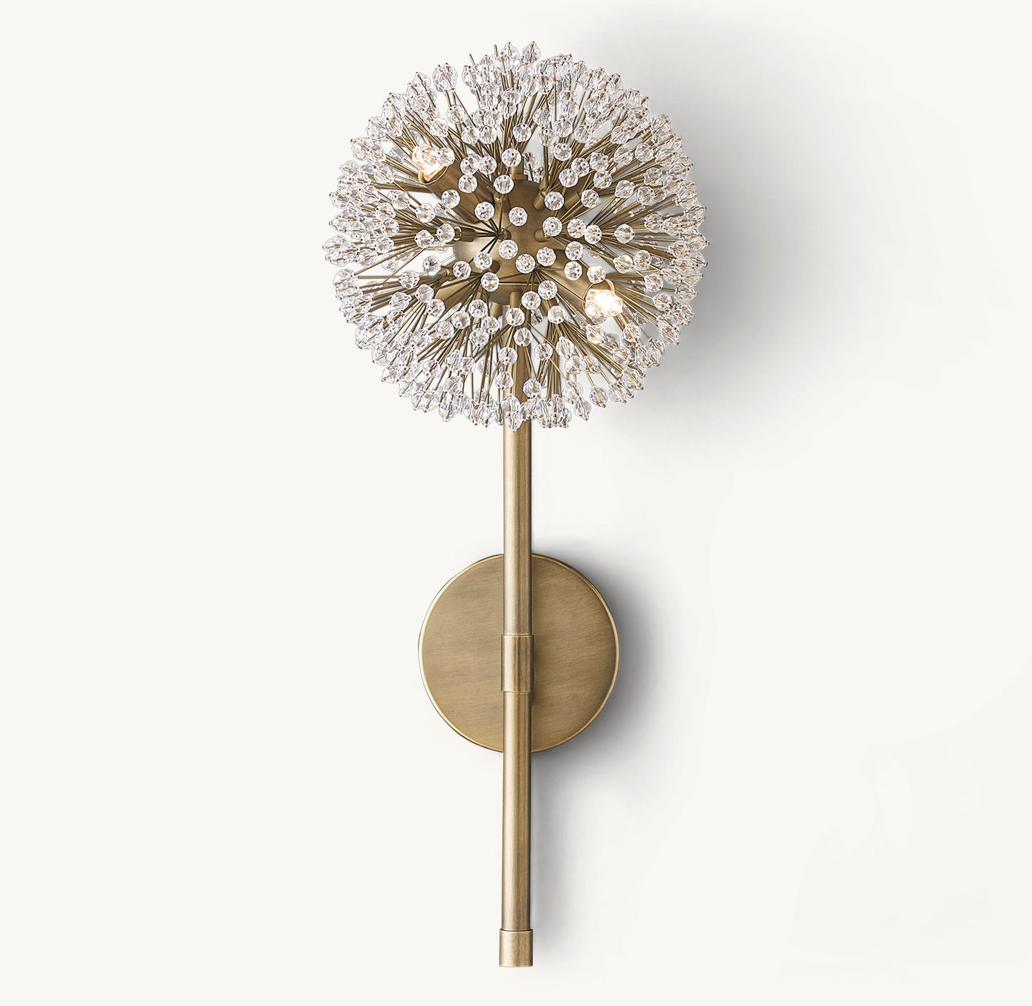 Arora Crystal Post Sconce 20"H