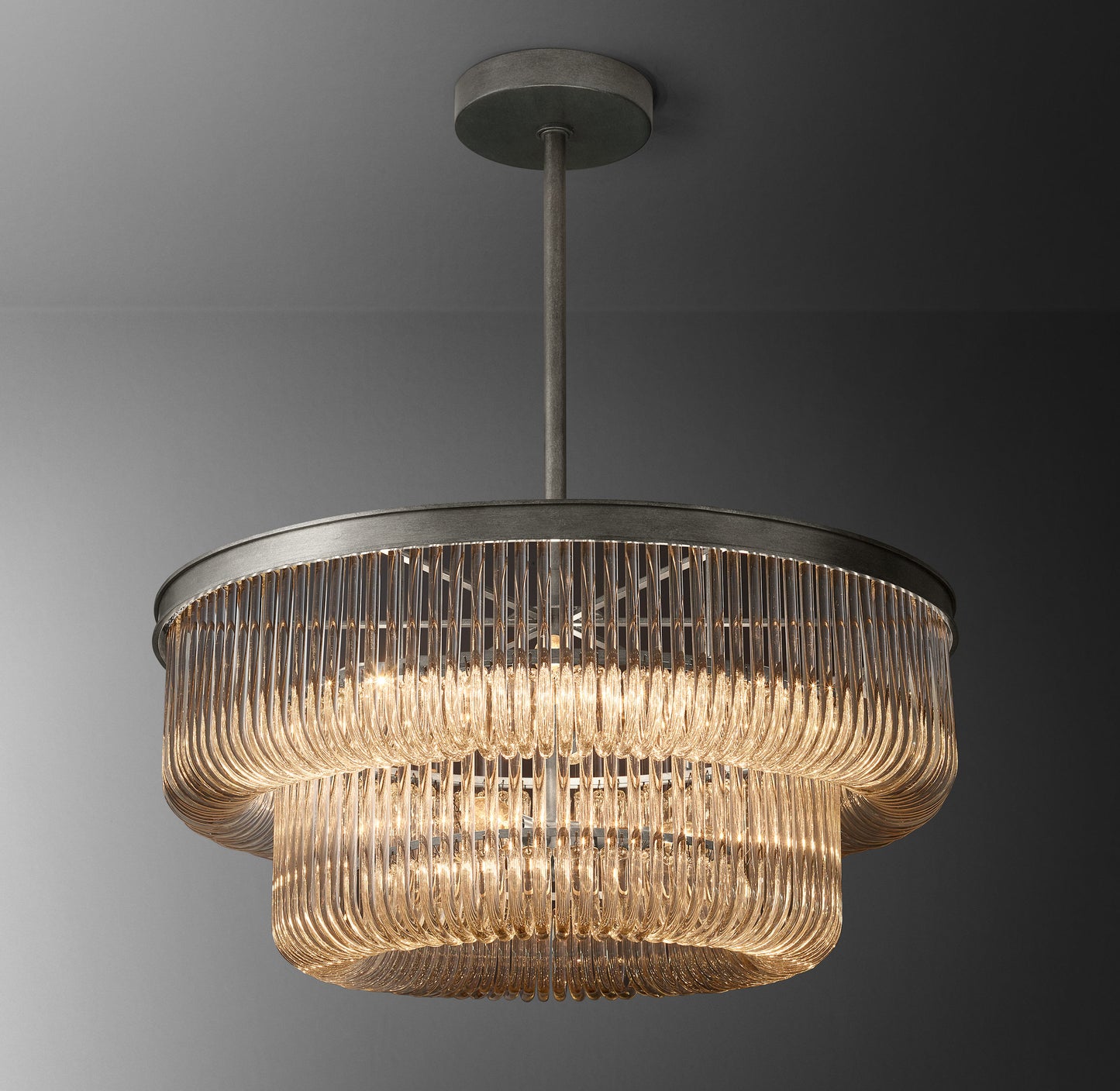 Bettina Crystal Large Pendant 30"D