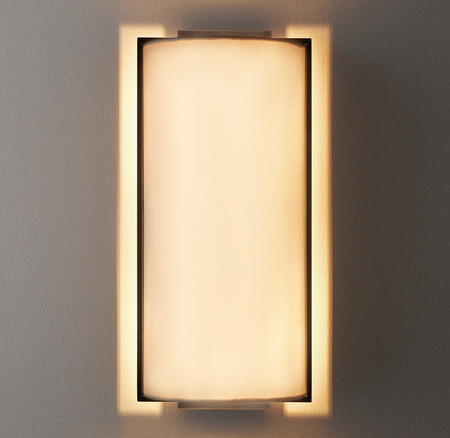 Yorke Linen Shaded Sconce 15"H