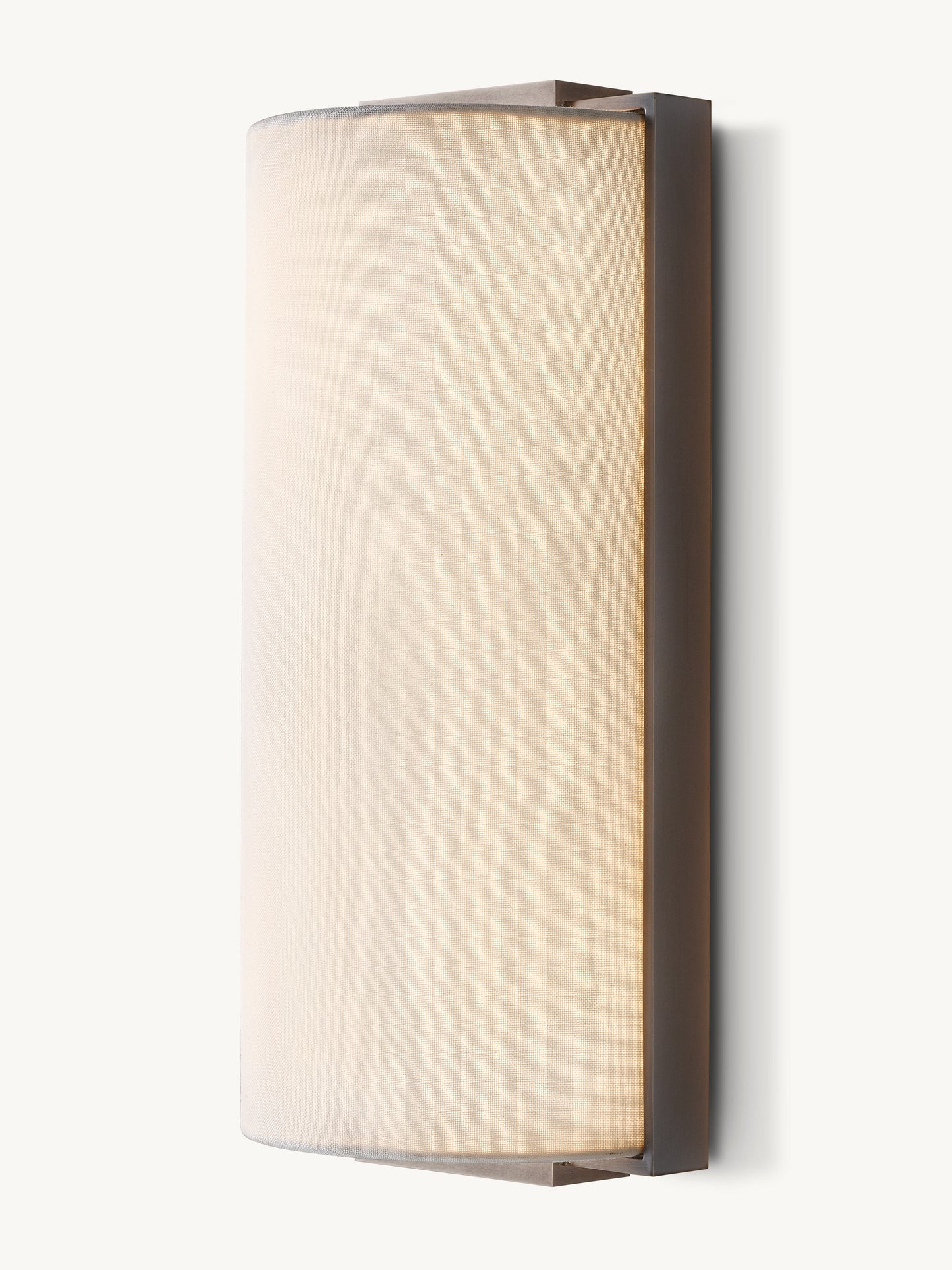 Yorke Linen Shaded Sconce 15"H