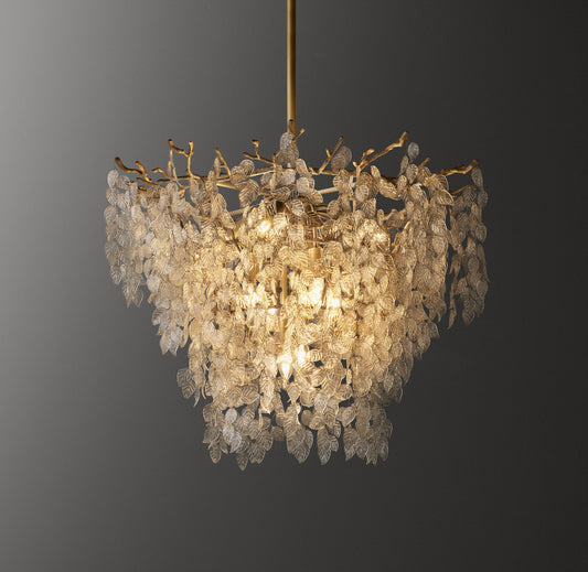 Arabella Wide Glass Branch Pendant 30"D