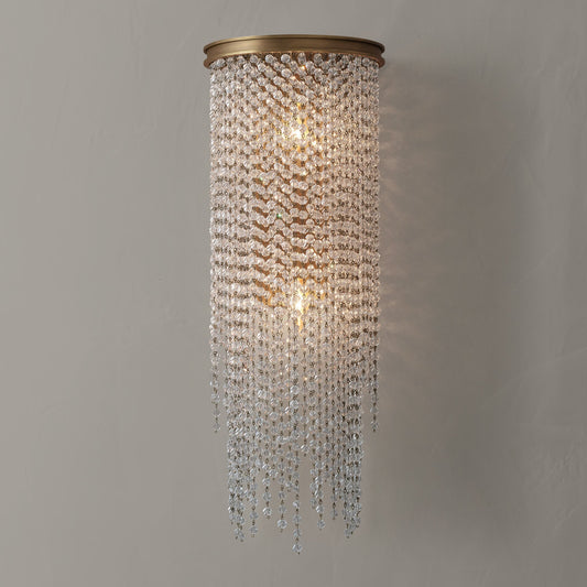 Athena Crystal Grand Sconce 22"H