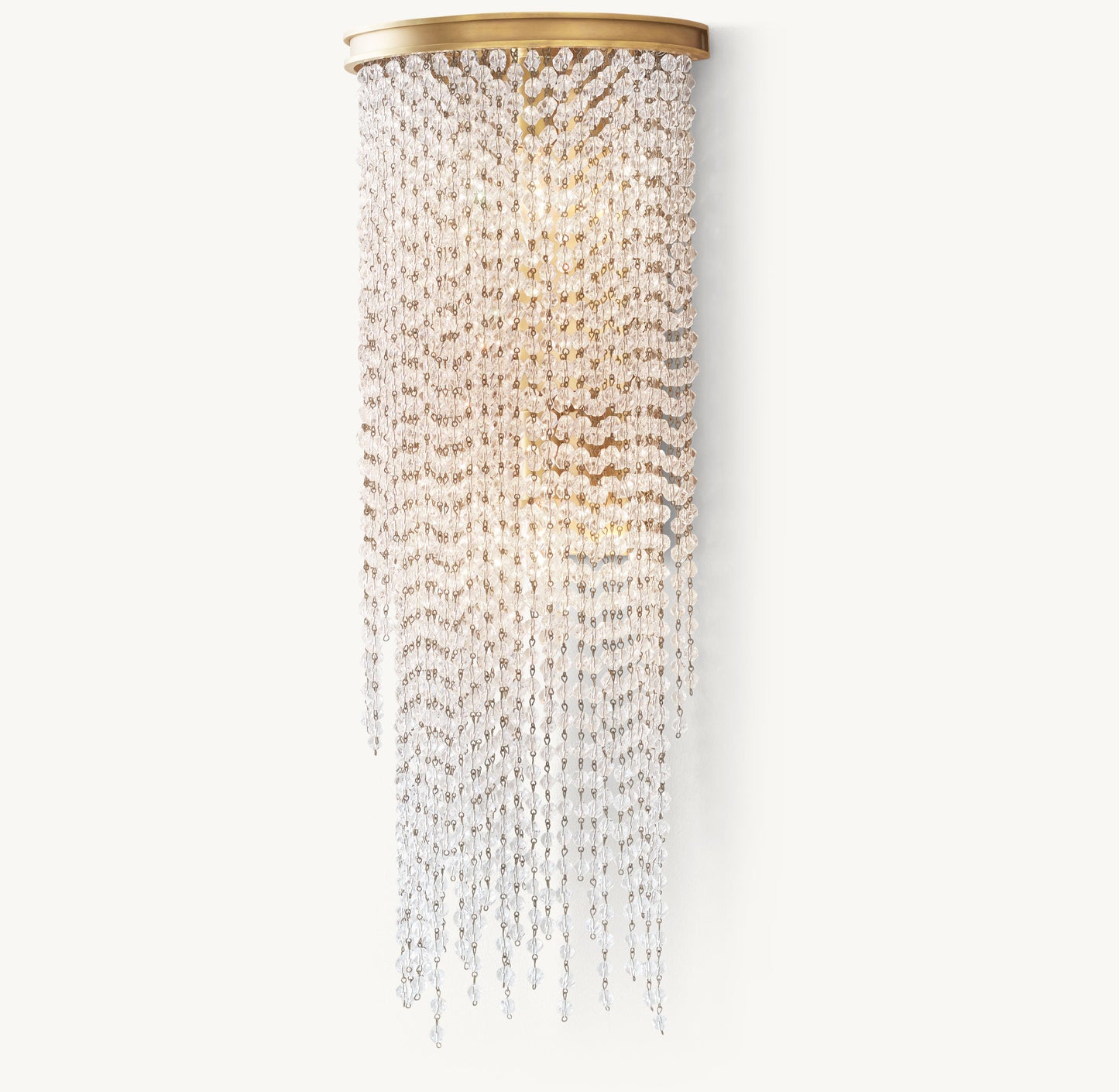 Athena Crystal Grand Sconce 22"H