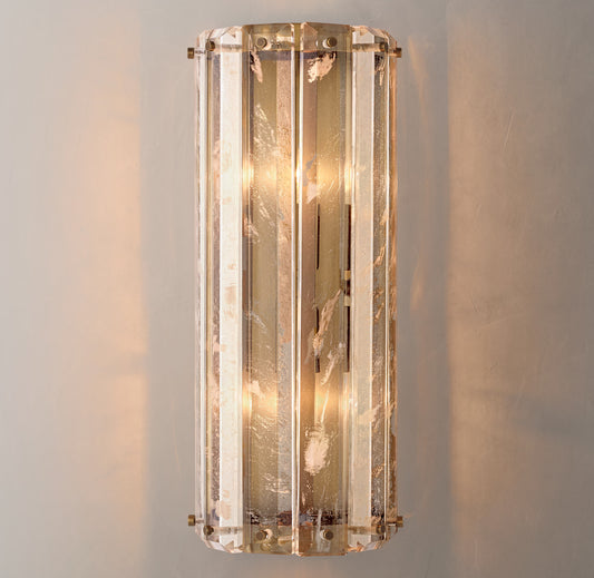 Tasha Crystal Sconce 16"H