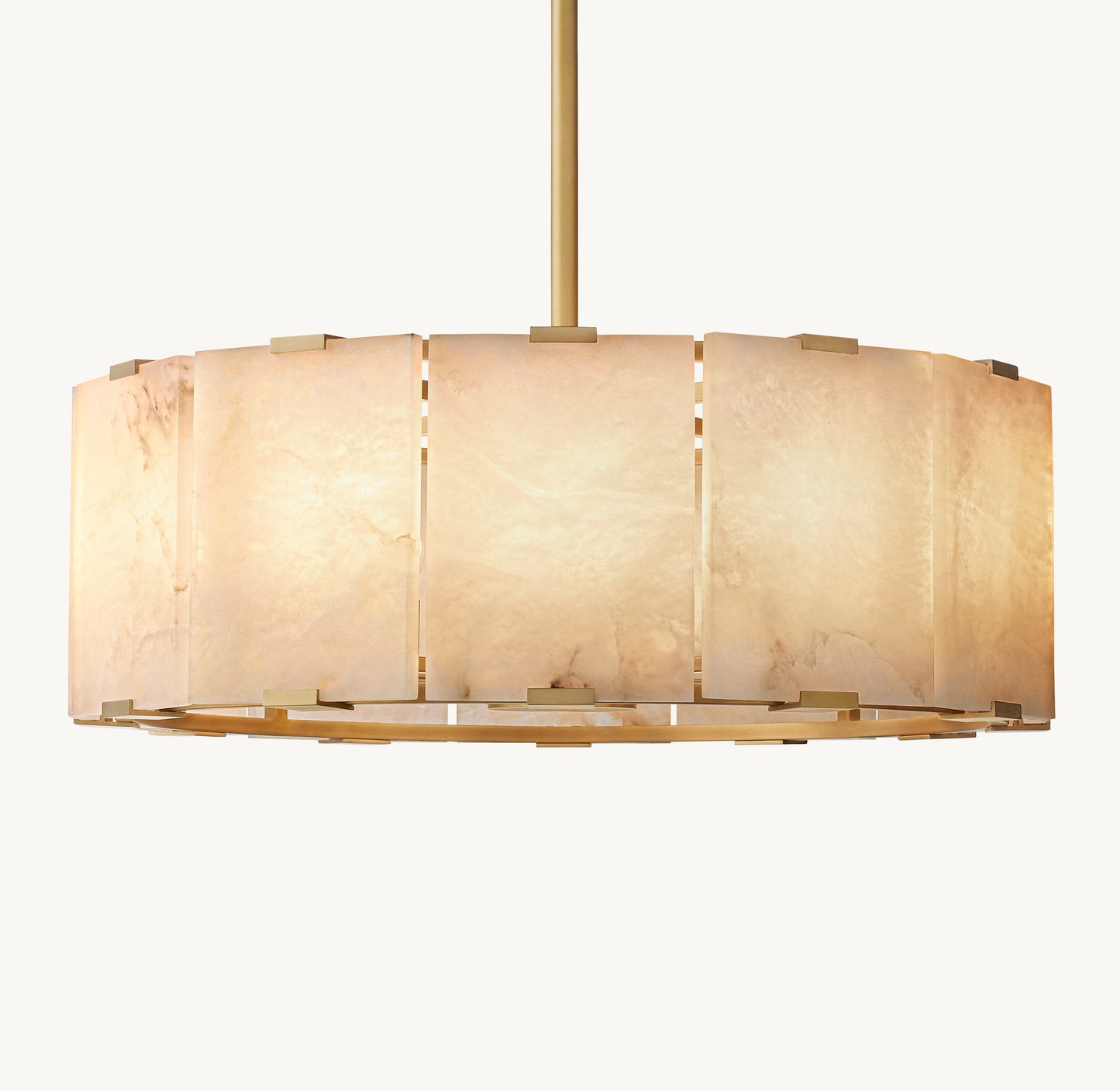 Blaire Alabaster Medium Chandelier 26"D