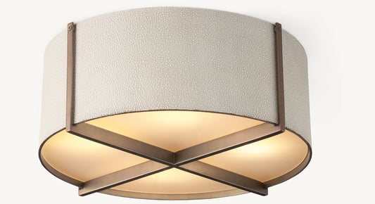 Sera Shagreen Flushmount