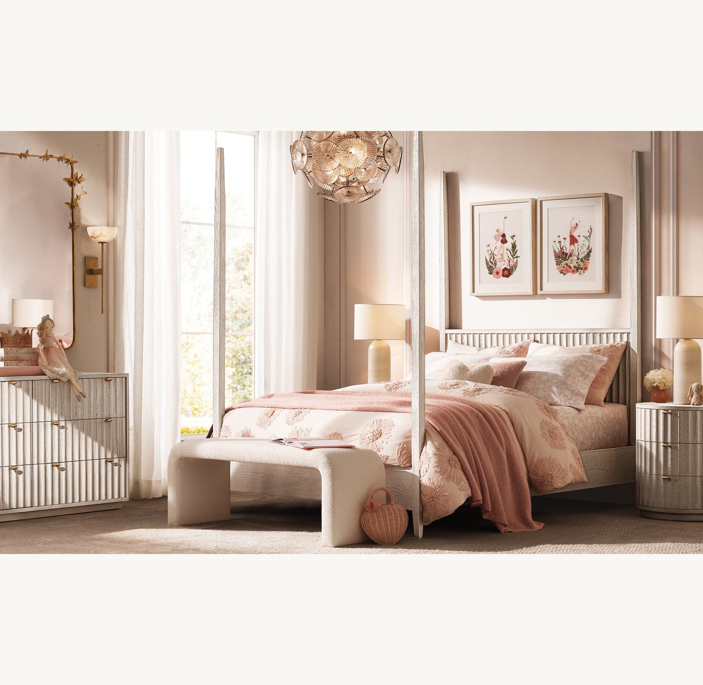 Alara Alabaster Sconce 20"H