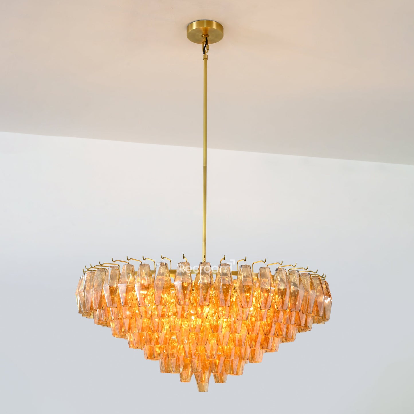 Chia Round Tired Chandelier 37"