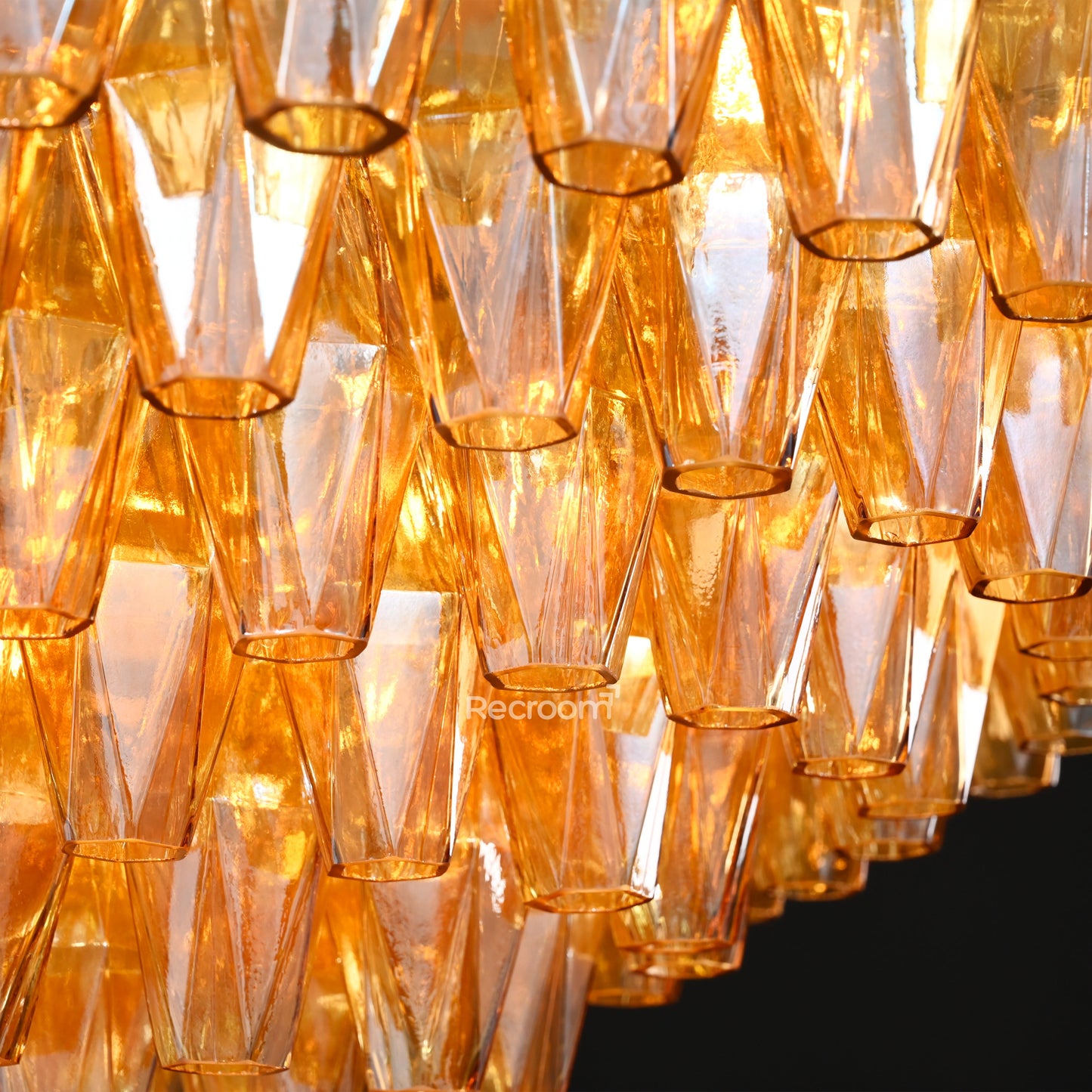 Chia Round Tired Chandelier 37"