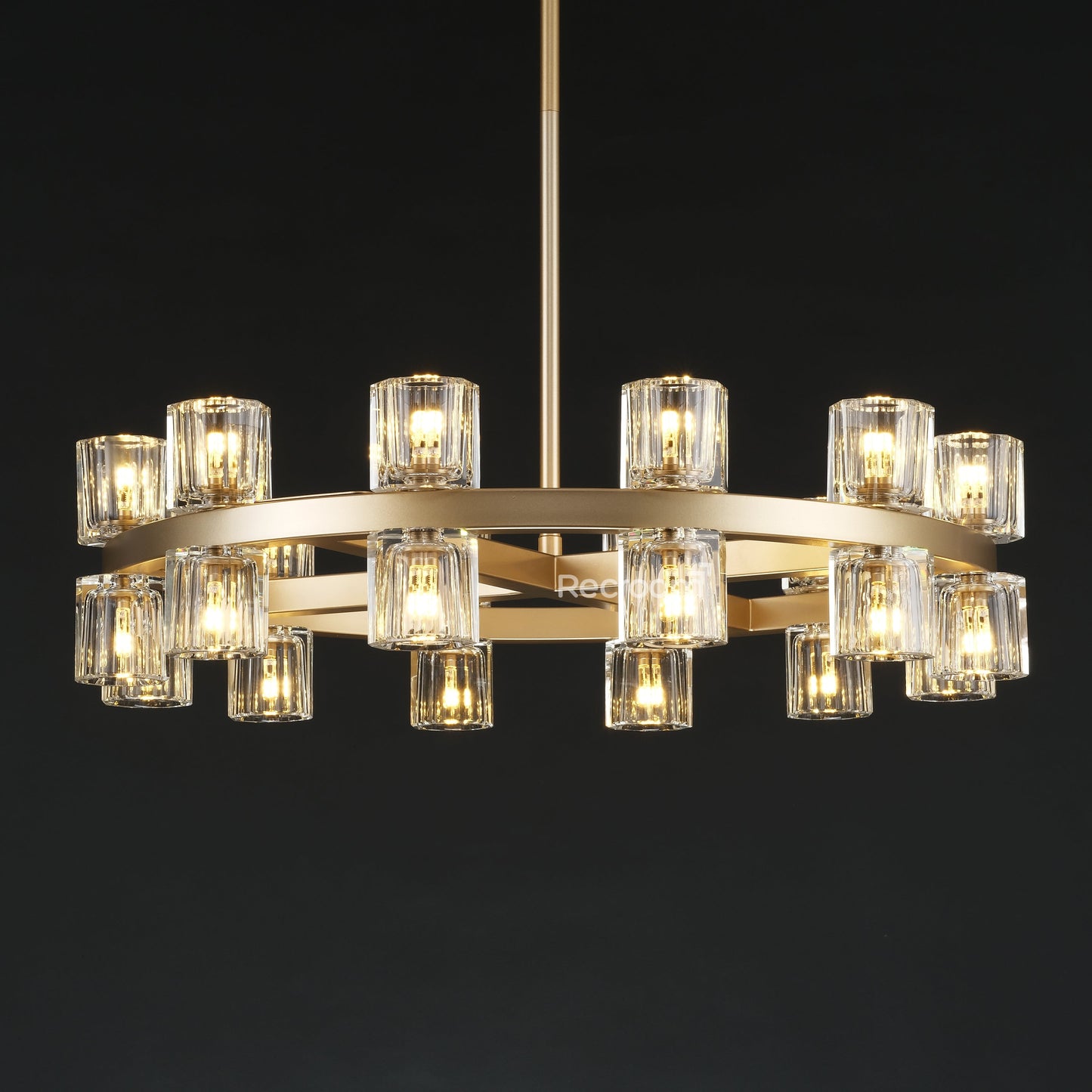 Arcachonest Round Chandelier 24"
