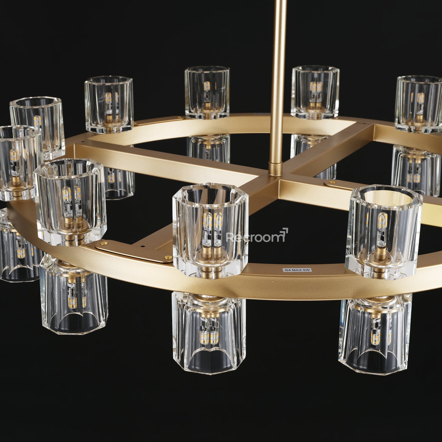 Arcachonest Round Chandelier 24"