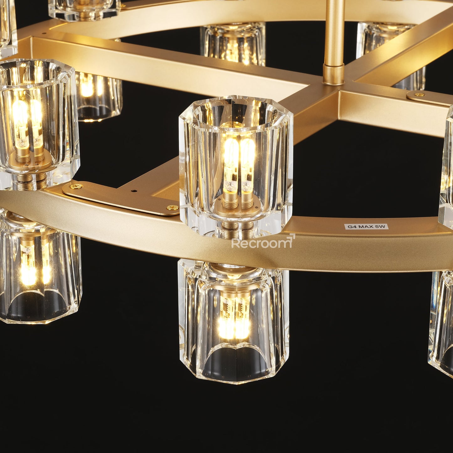 Arcachonest Round Chandelier 24"