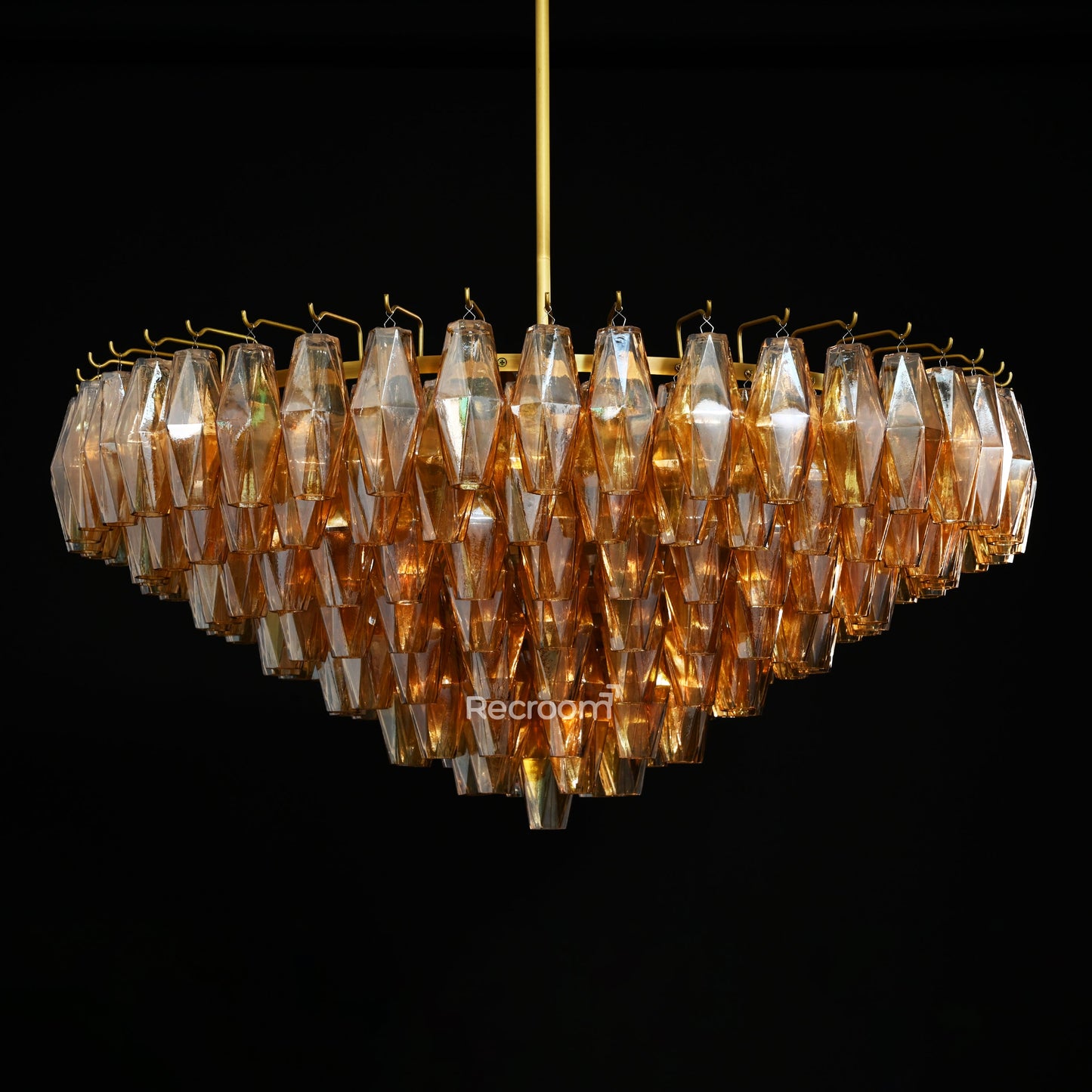 Chia Round Tired Chandelier 37"