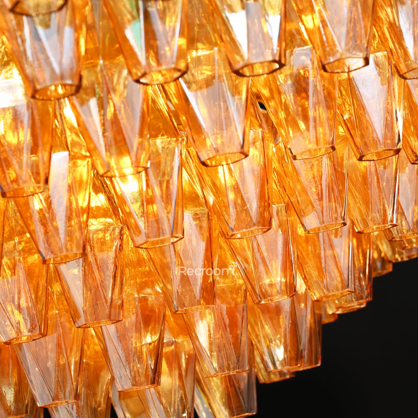 Chia Round Tired Chandelier 37"