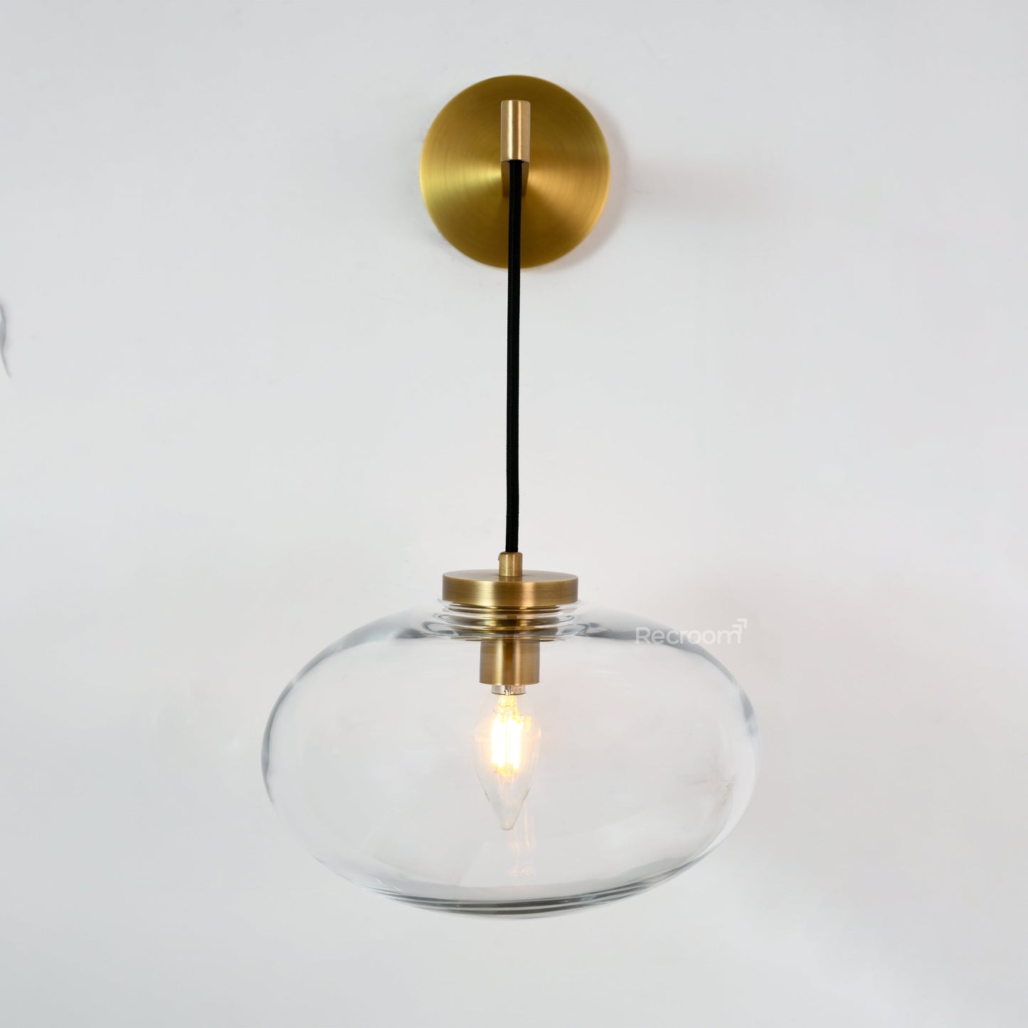 Cabretten Clear Glass Sconce 11"