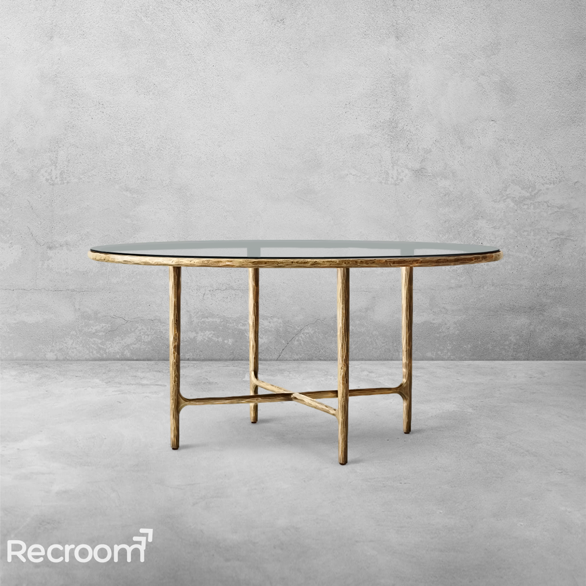 Thaddeo Glass Round Dining Table