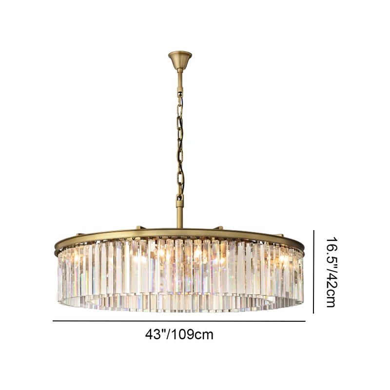 Odean Round Chandelier 44"
