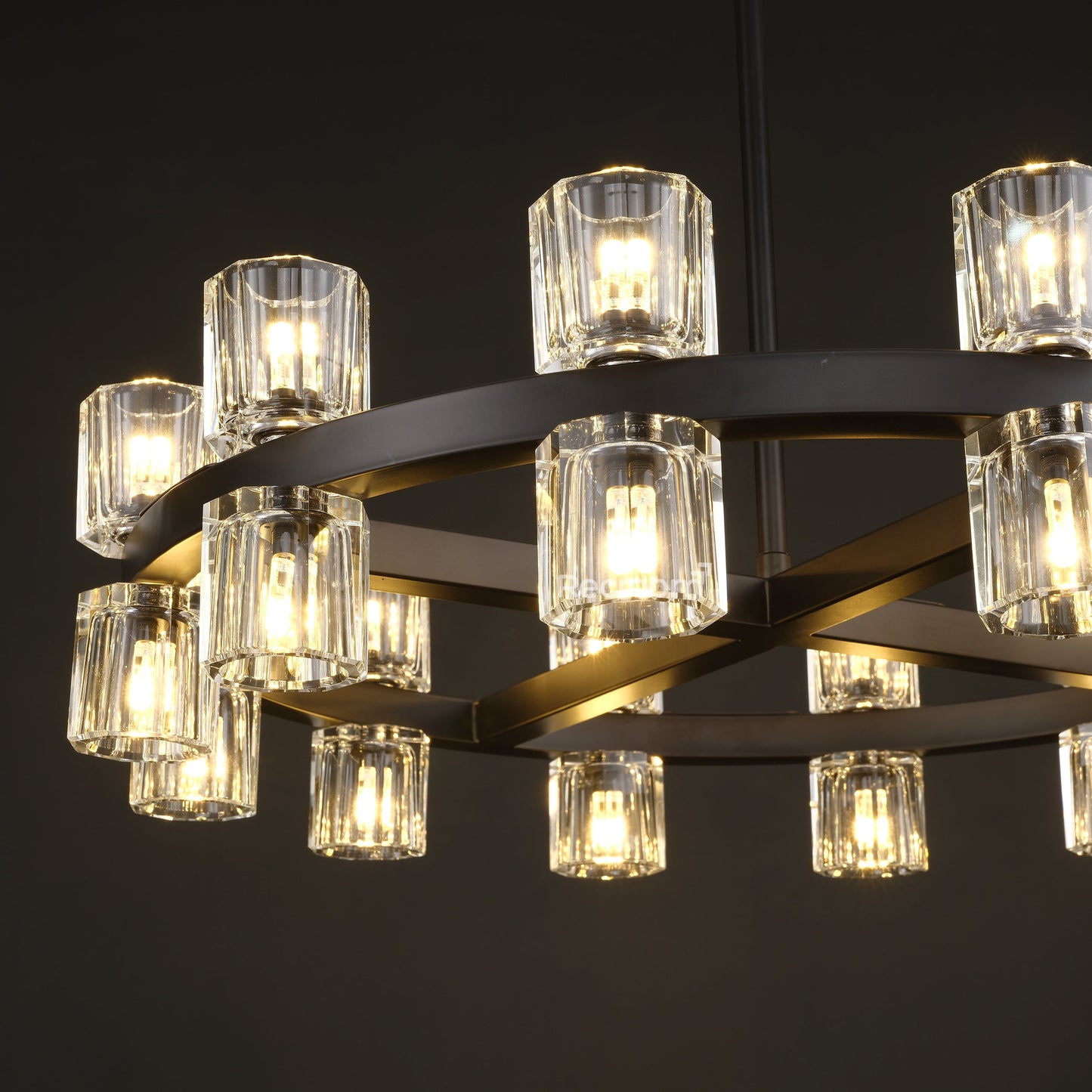 Arcachonest Round Chandelier 24"