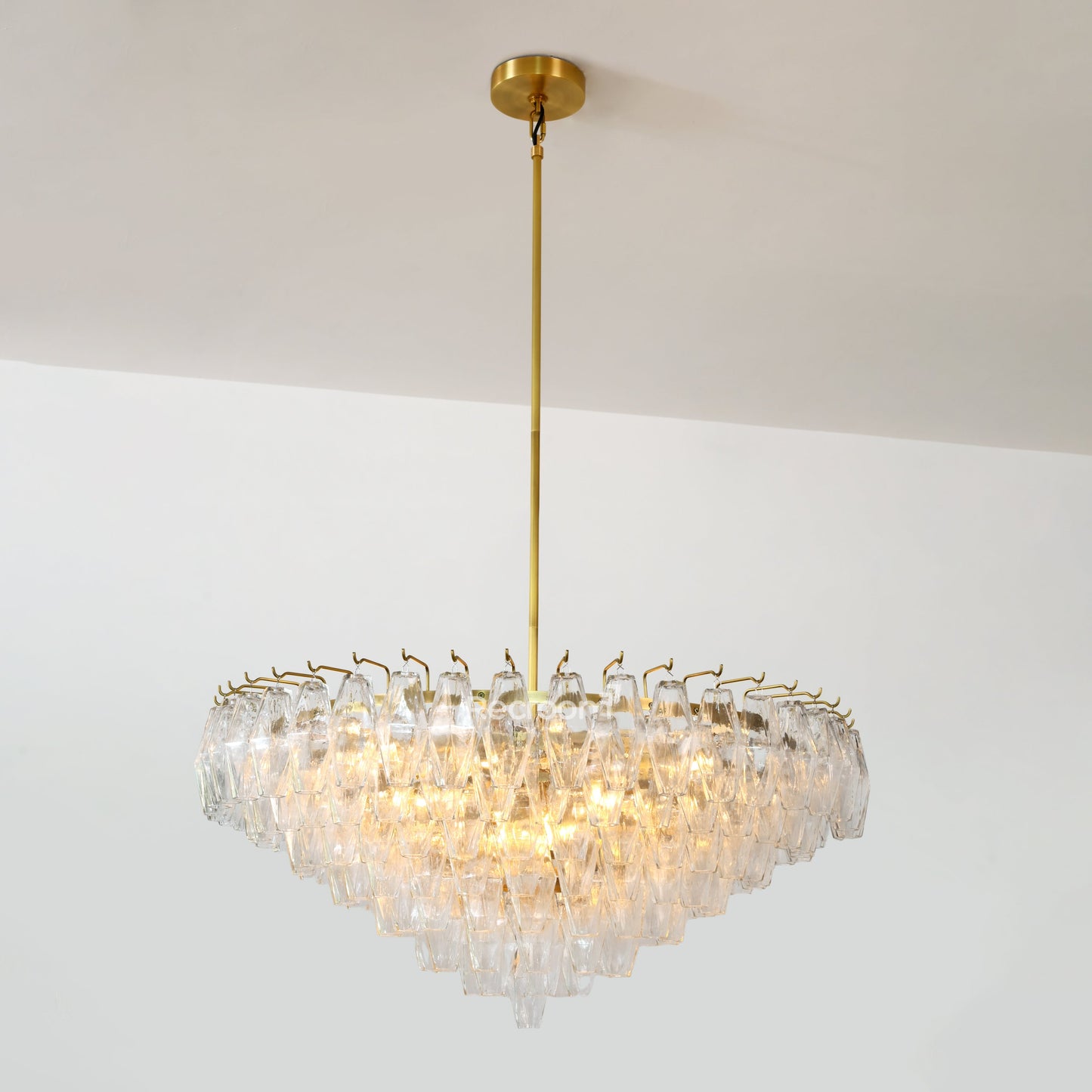 Chia Round Tired Chandelier 37"