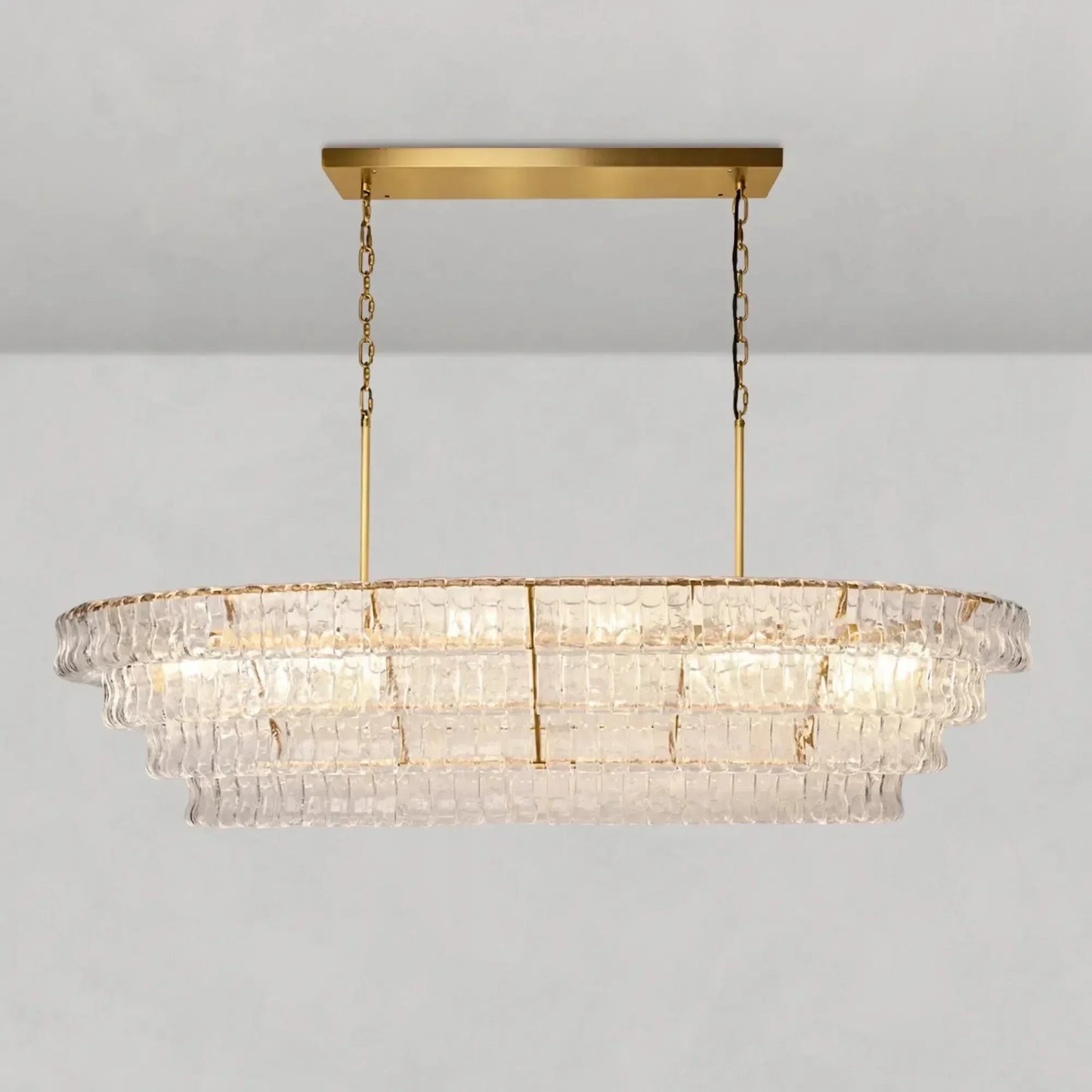 Ghiaccio Oval Chandelier
