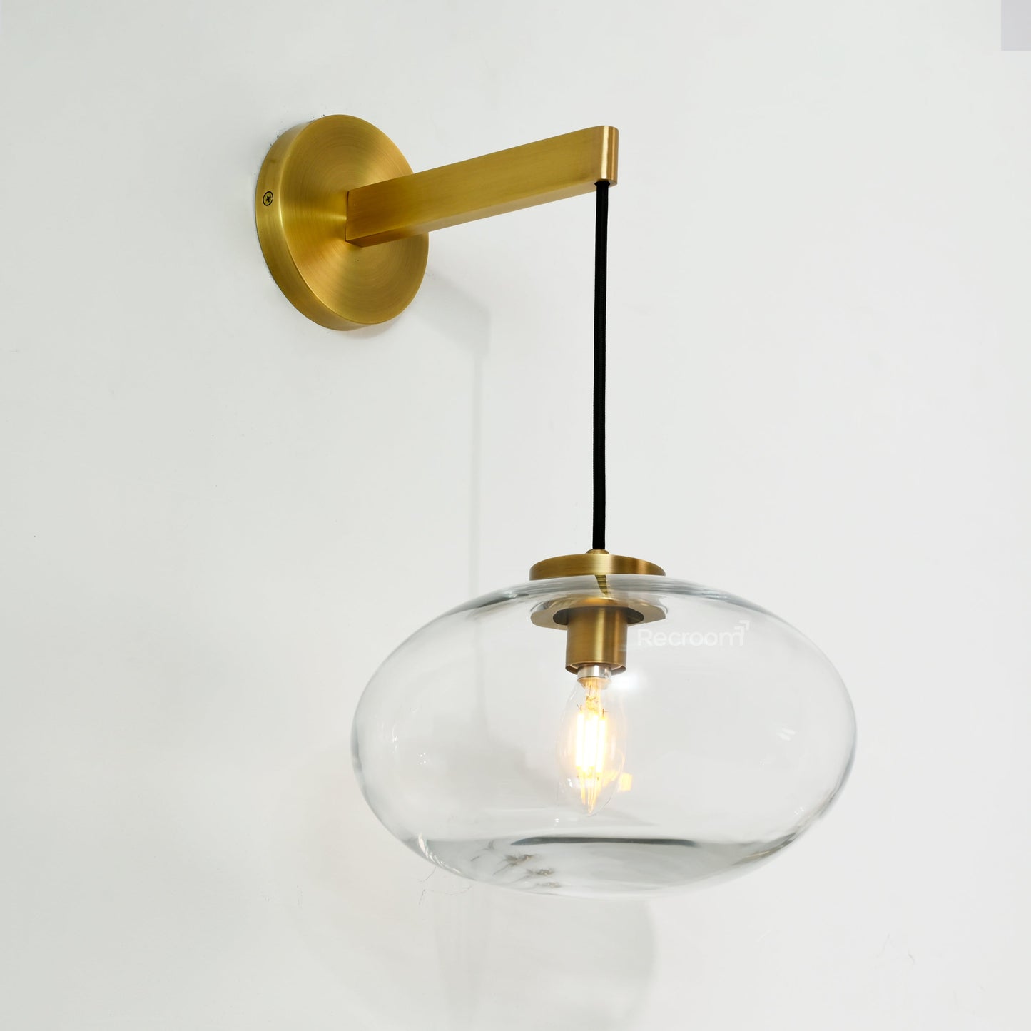 Cabretten Clear Glass Sconce 11"