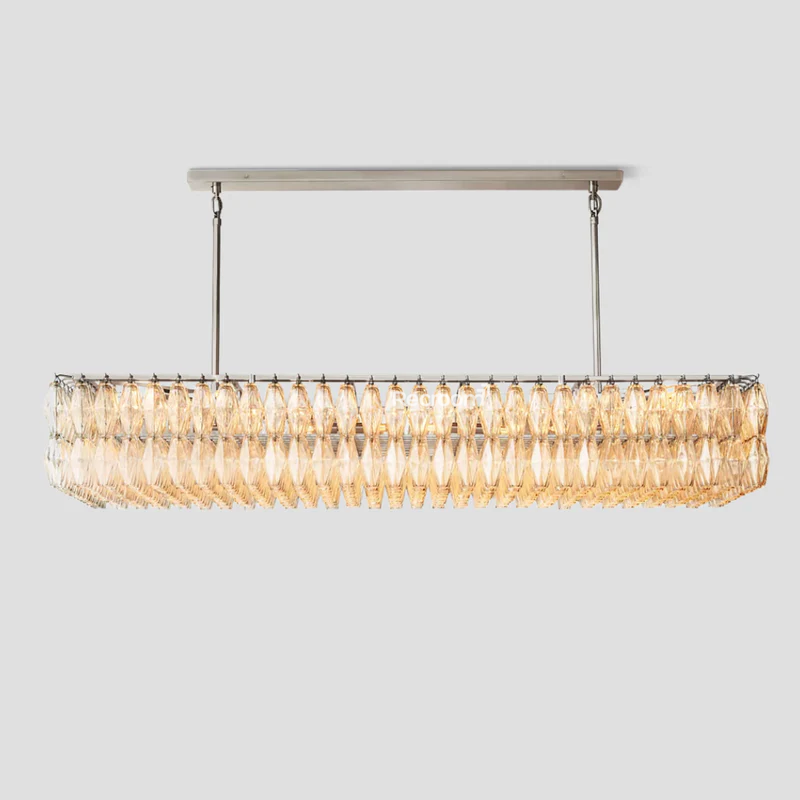 Chia Rectangular Chandelier 74"