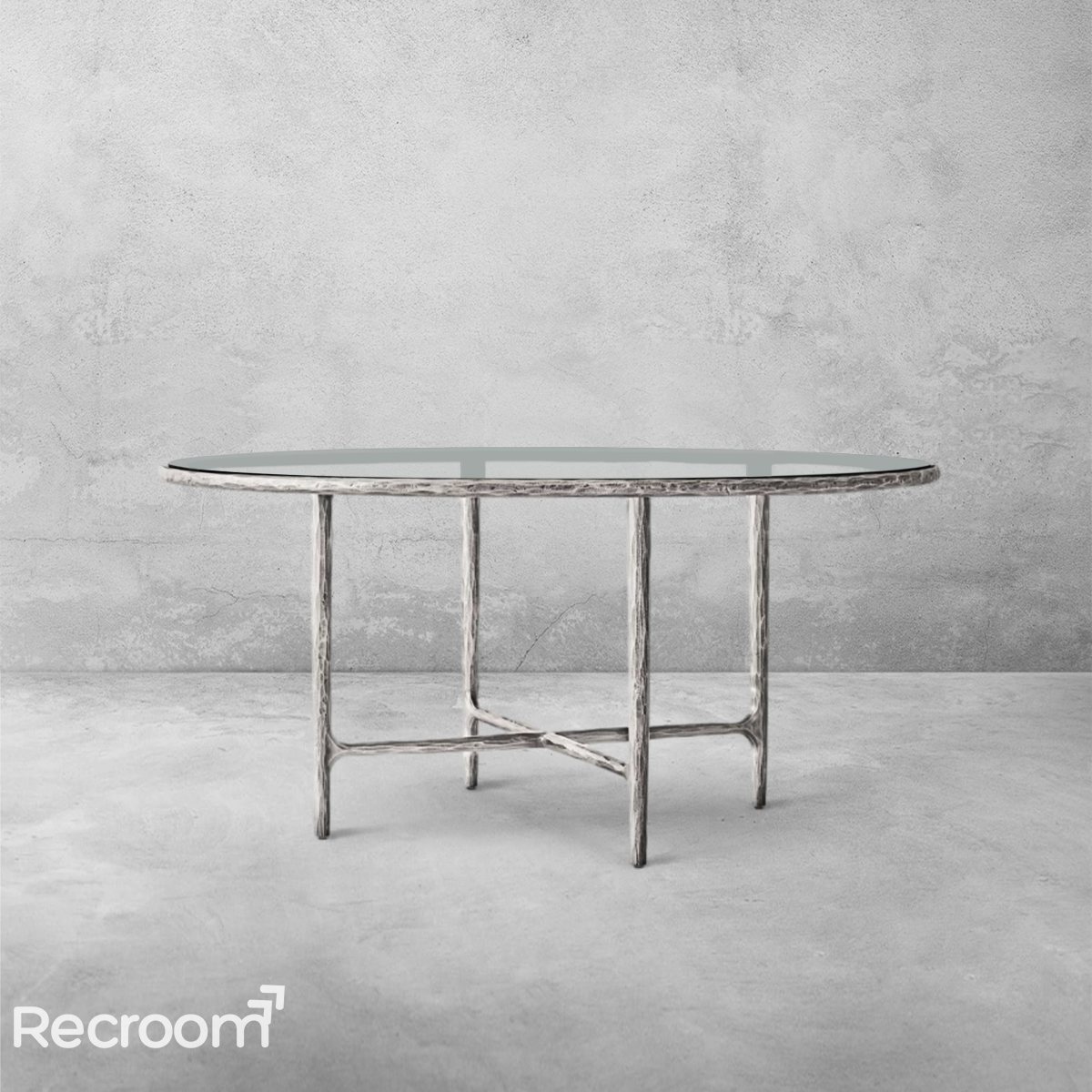 Thaddeo Glass Round Dining Table