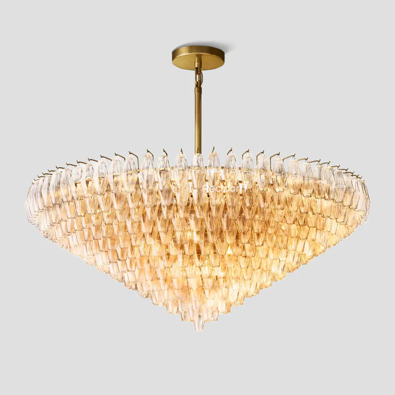 Chia Round Tired Chandelier 62"