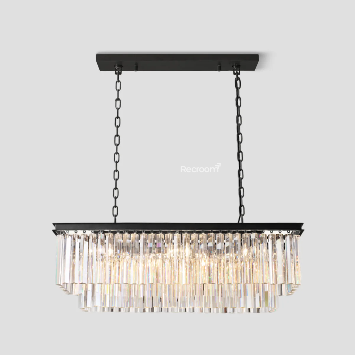 Odean Rectangle Chandelier 40" 49" 59" 72" 2-Layers
