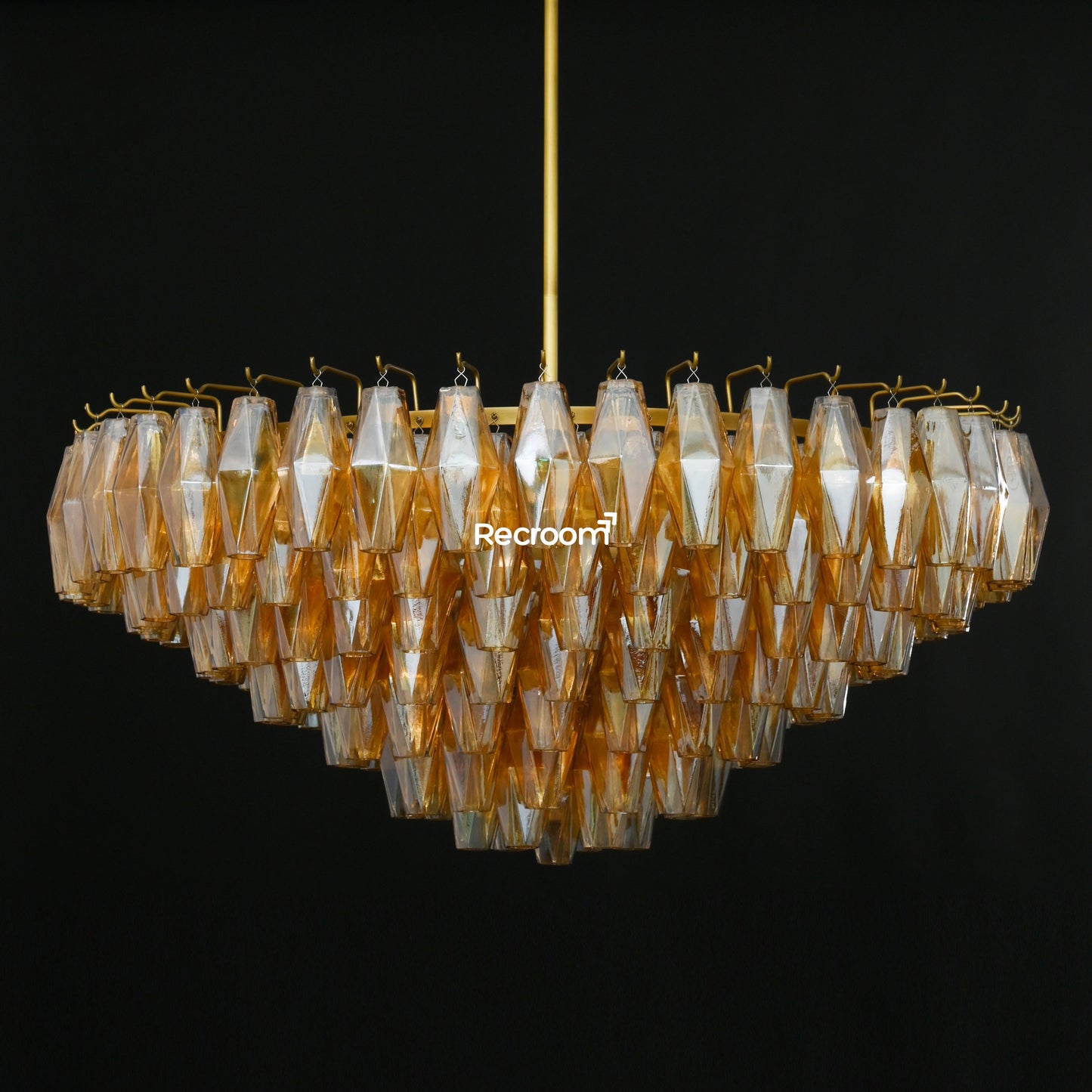 Chia Round Tired Chandelier 47"