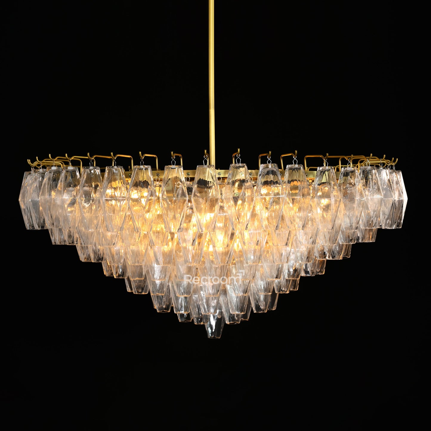 Chia Round Tired Chandelier 37"