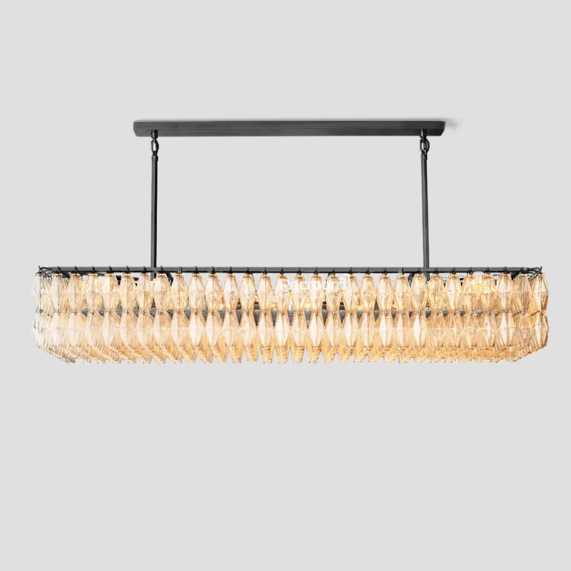 Chia Rectangular Chandelier 74"