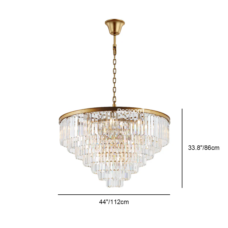 Odean Round Chandelier 20" 32" 44" Tiers