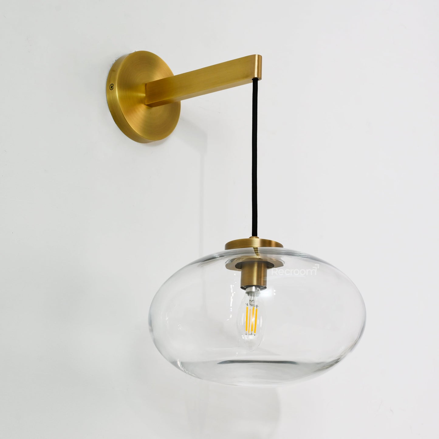 Cabretten Clear Glass Sconce 11"