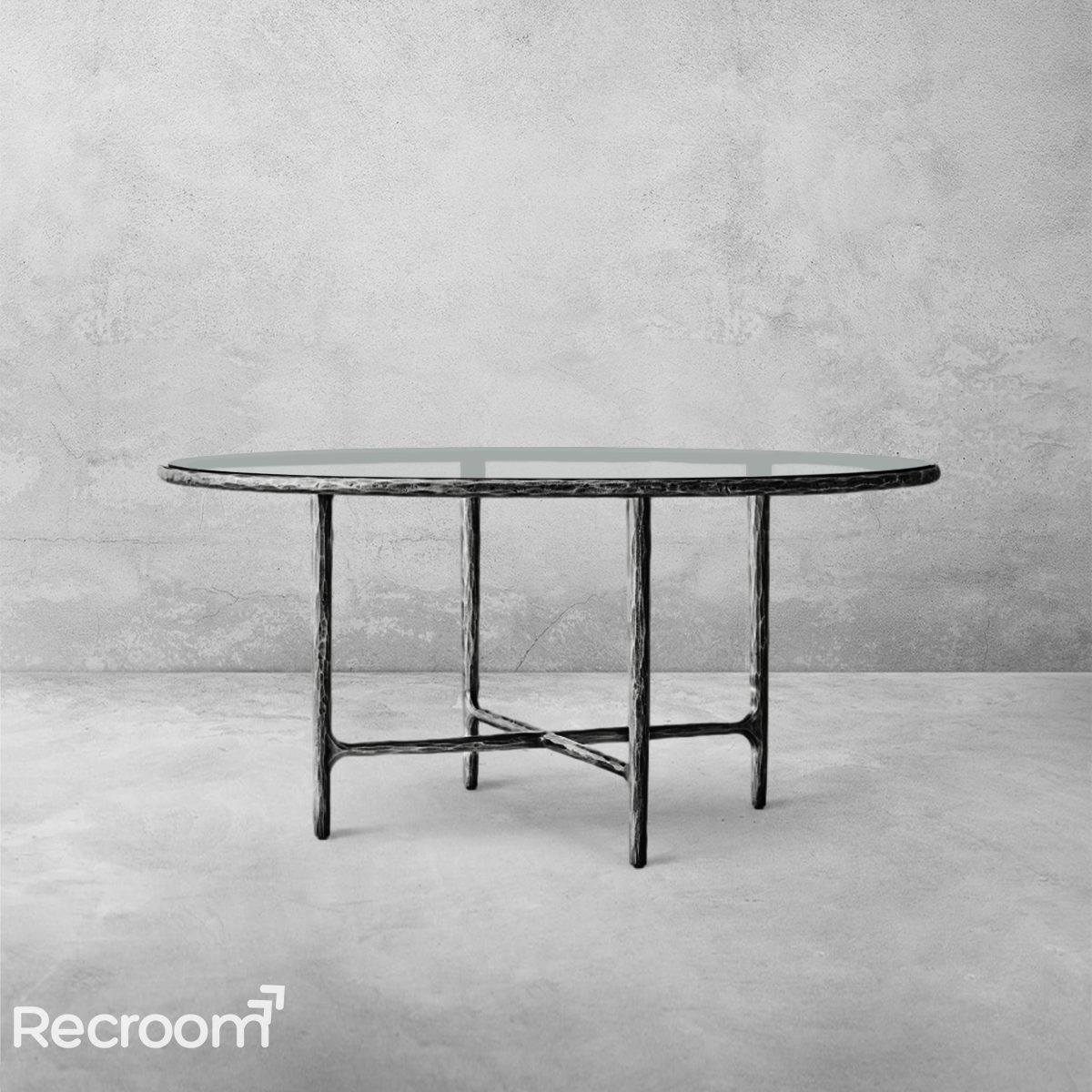 Thaddeo Glass Round Dining Table