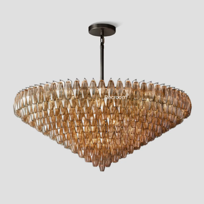 Chia Round Tired Chandelier 62"