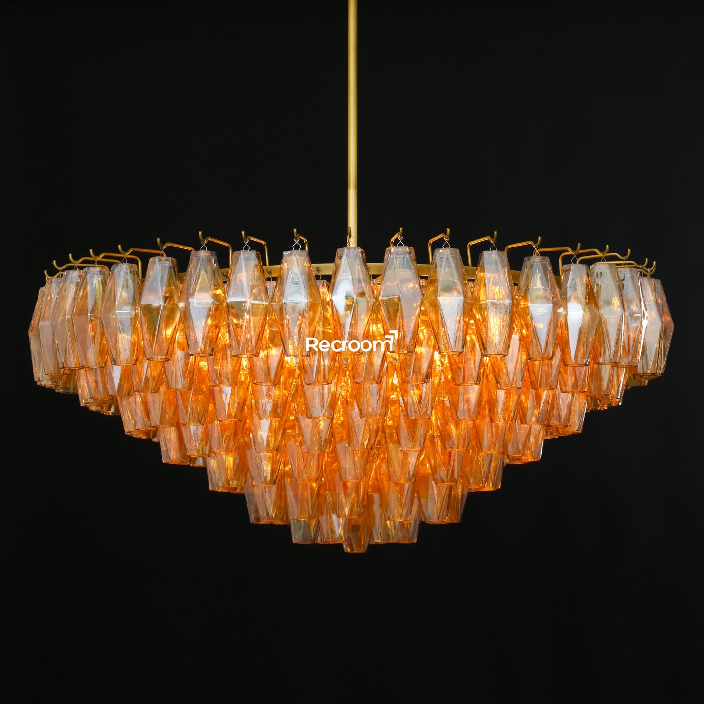Chia Round Tired Chandelier 47"