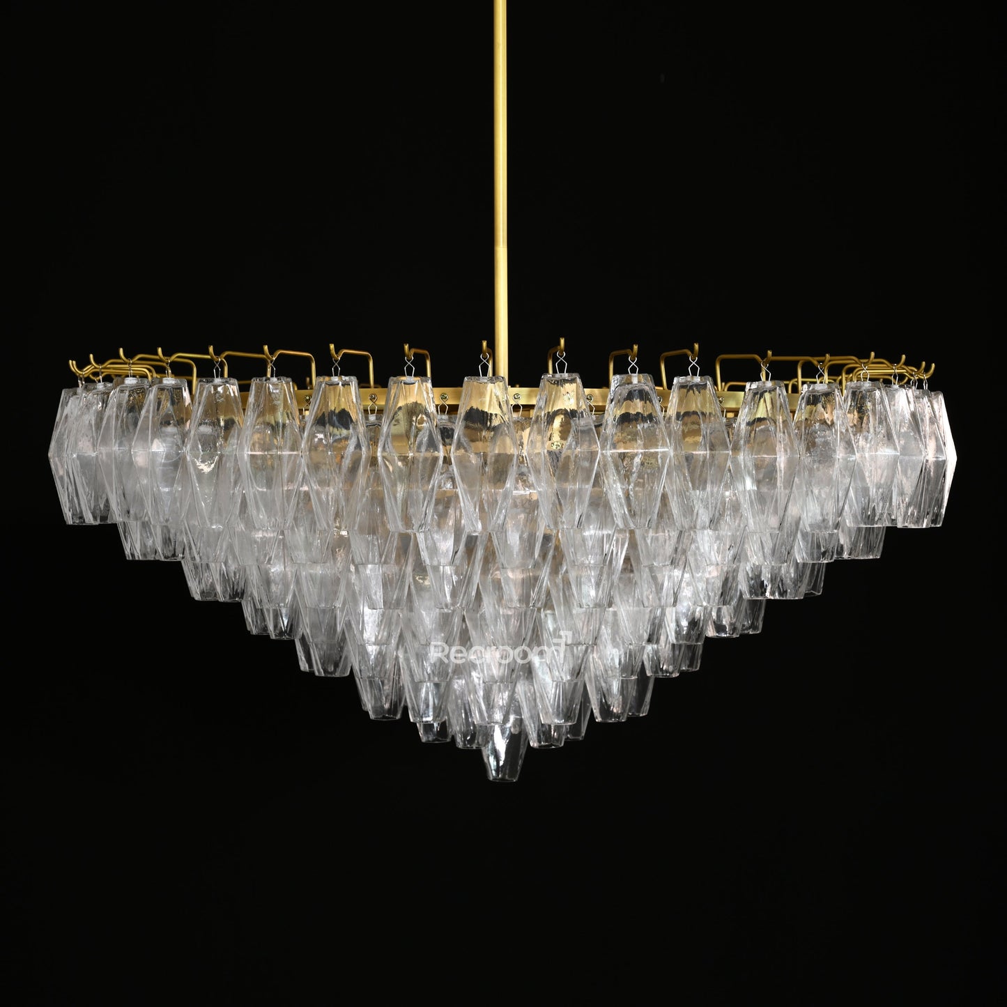 Chia Round Tired Chandelier 37"