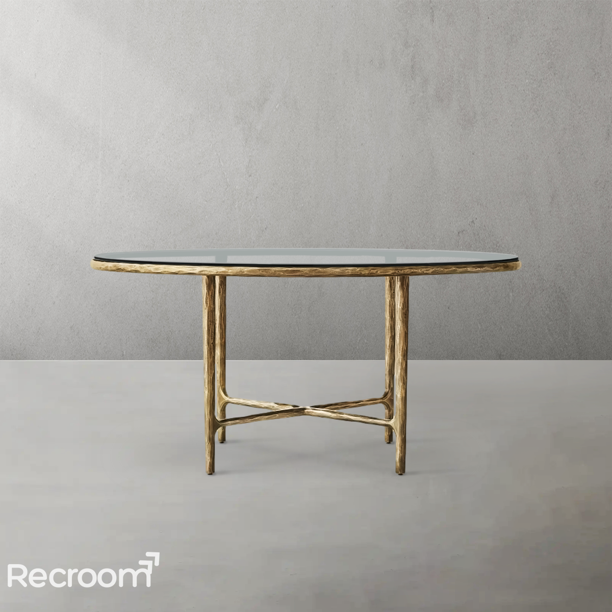 Thaddeo Glass Round Dining Table