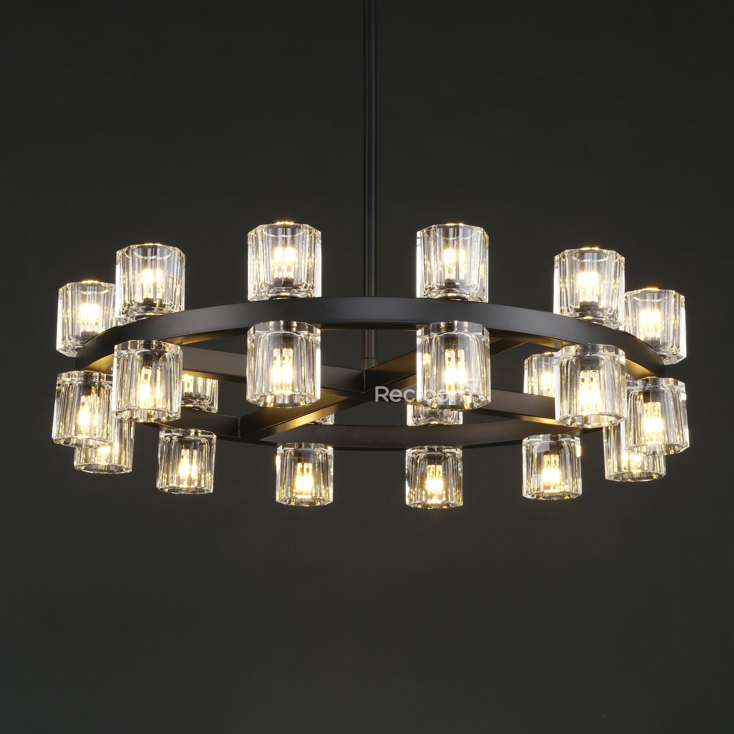 Arcachonest Round Chandelier 24"