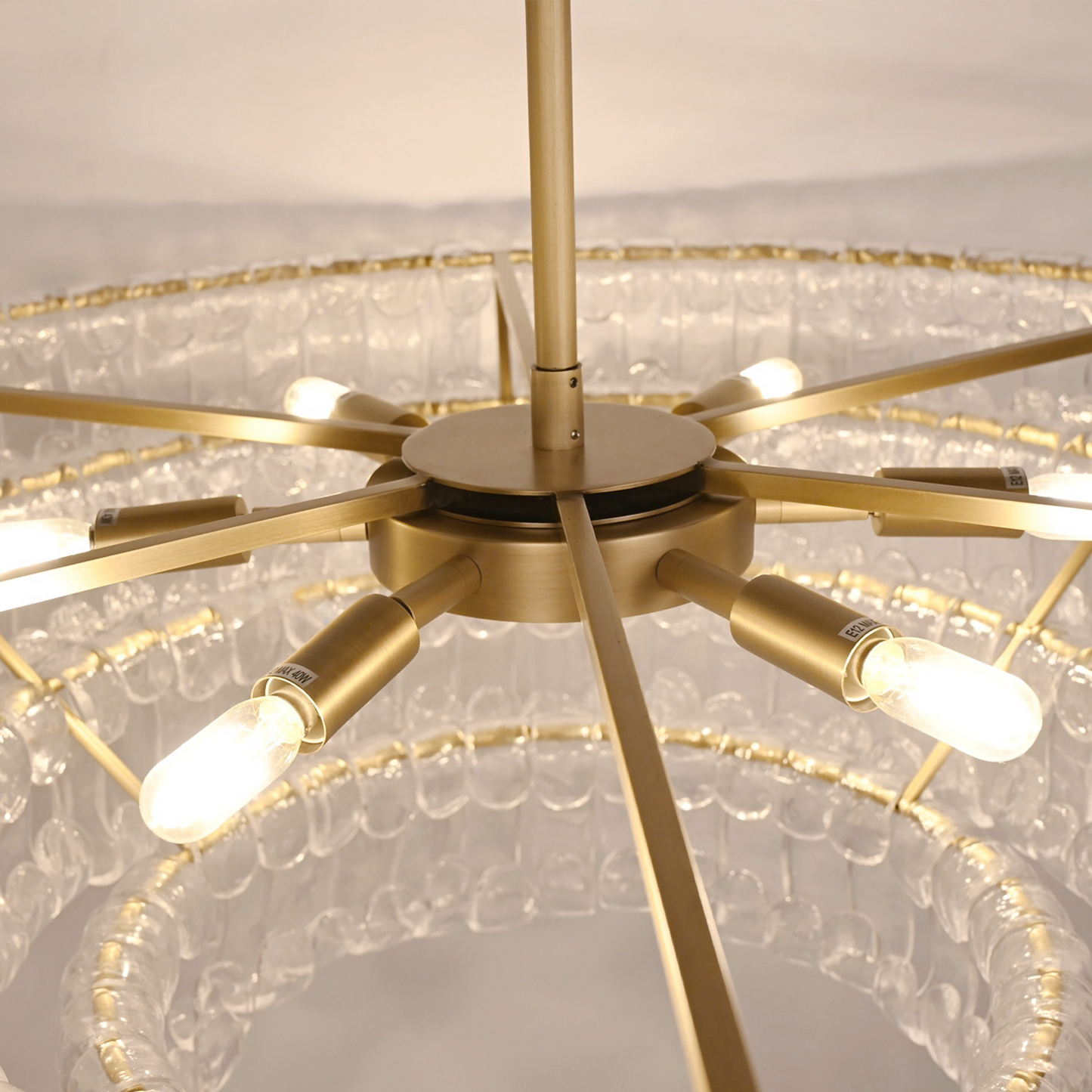 Ghiaccio Round Chandelier36" 48" 60"
