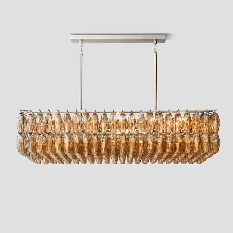 Chia Rectangular Chandelier 54"