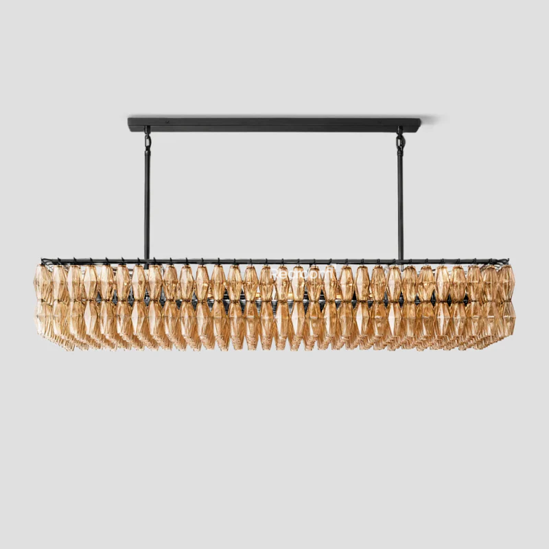 Chia Rectangular Chandelier 74"