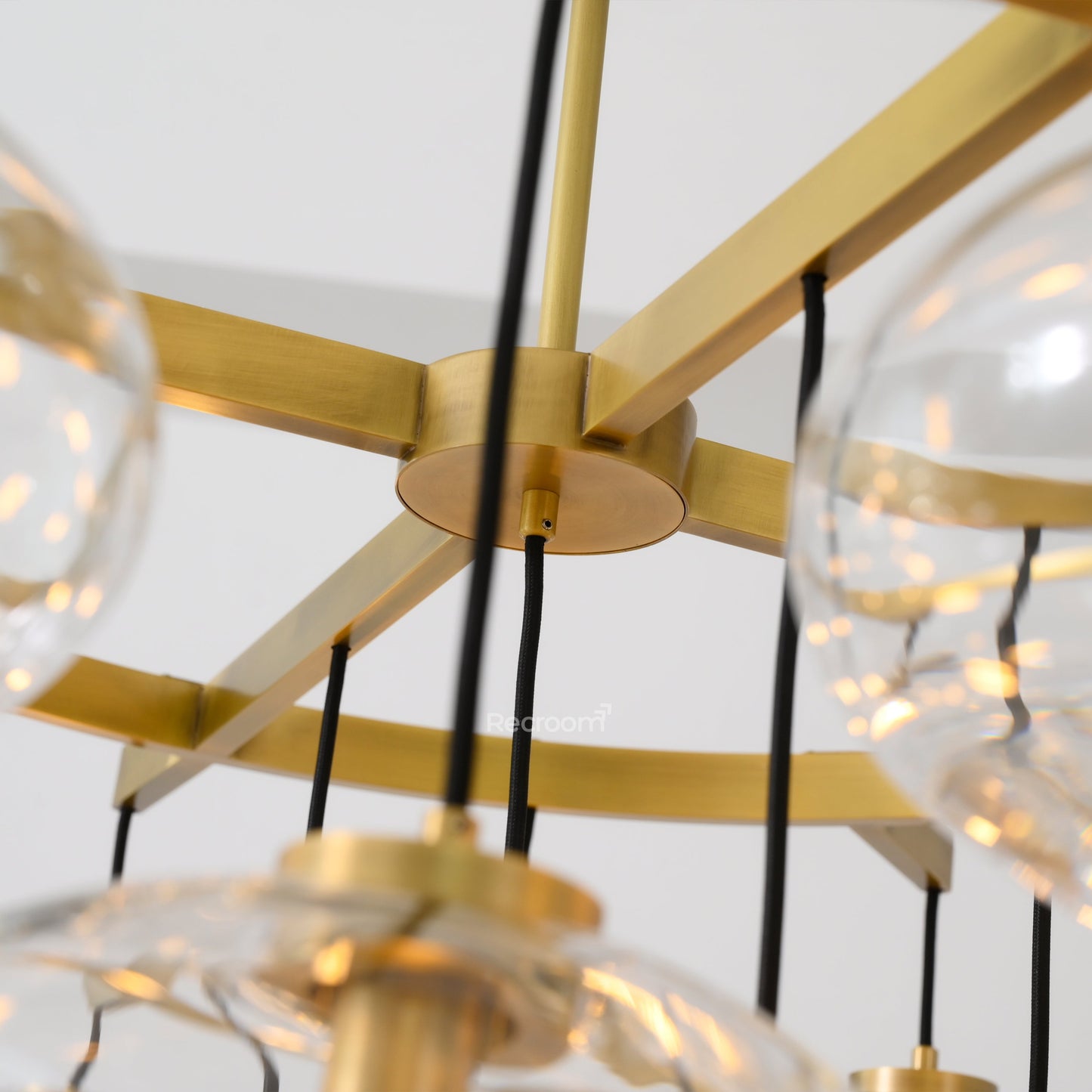 Cabretten Clear Glass Round Chandelier 48"