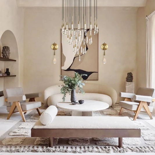 Solitaire Crystal Round Chandelier 17" 24" 36" 40'' 48'' 58"D