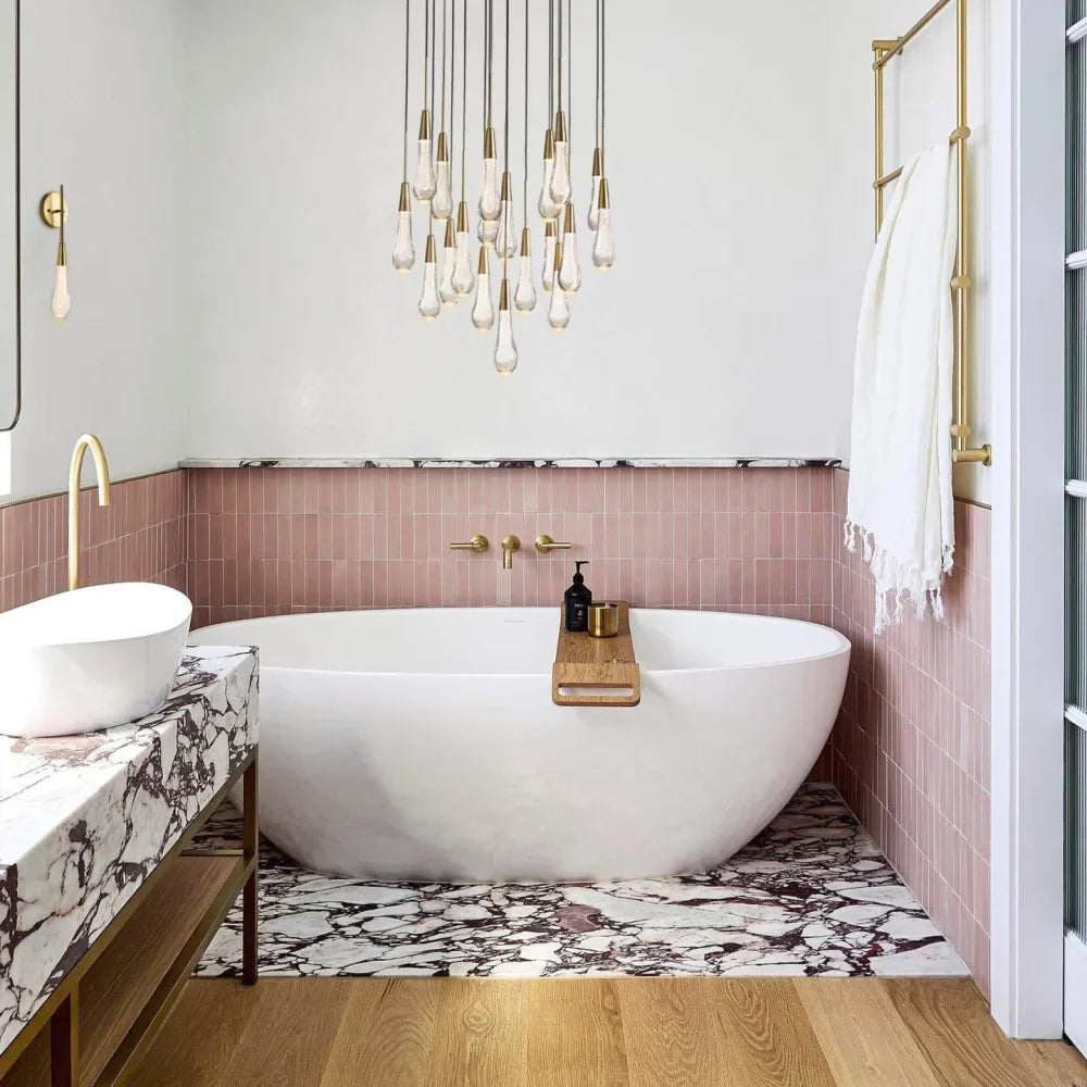 Solitaire Crystal Round Chandelier 17" 24" 36" 40'' 48'' 58"D