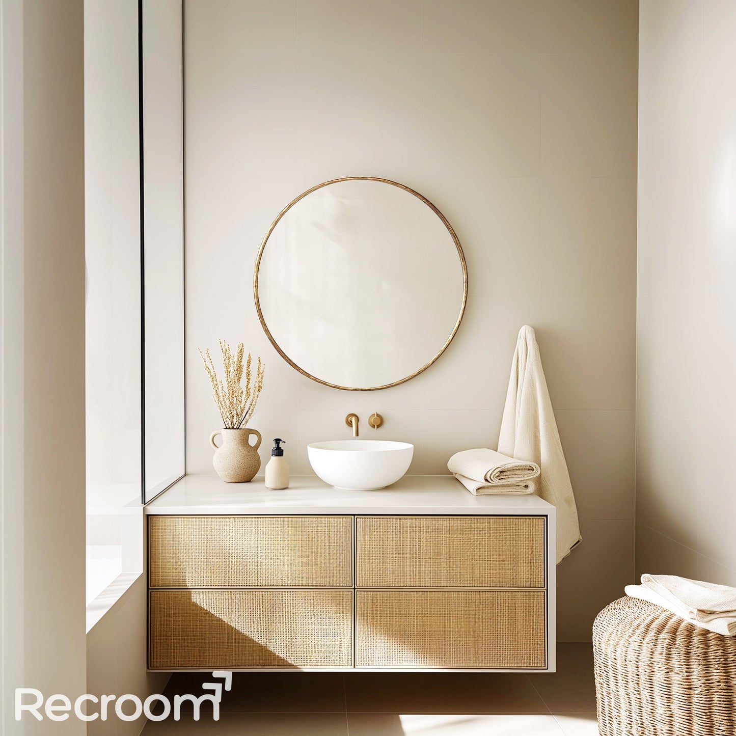 Thaddeo Round Mirror