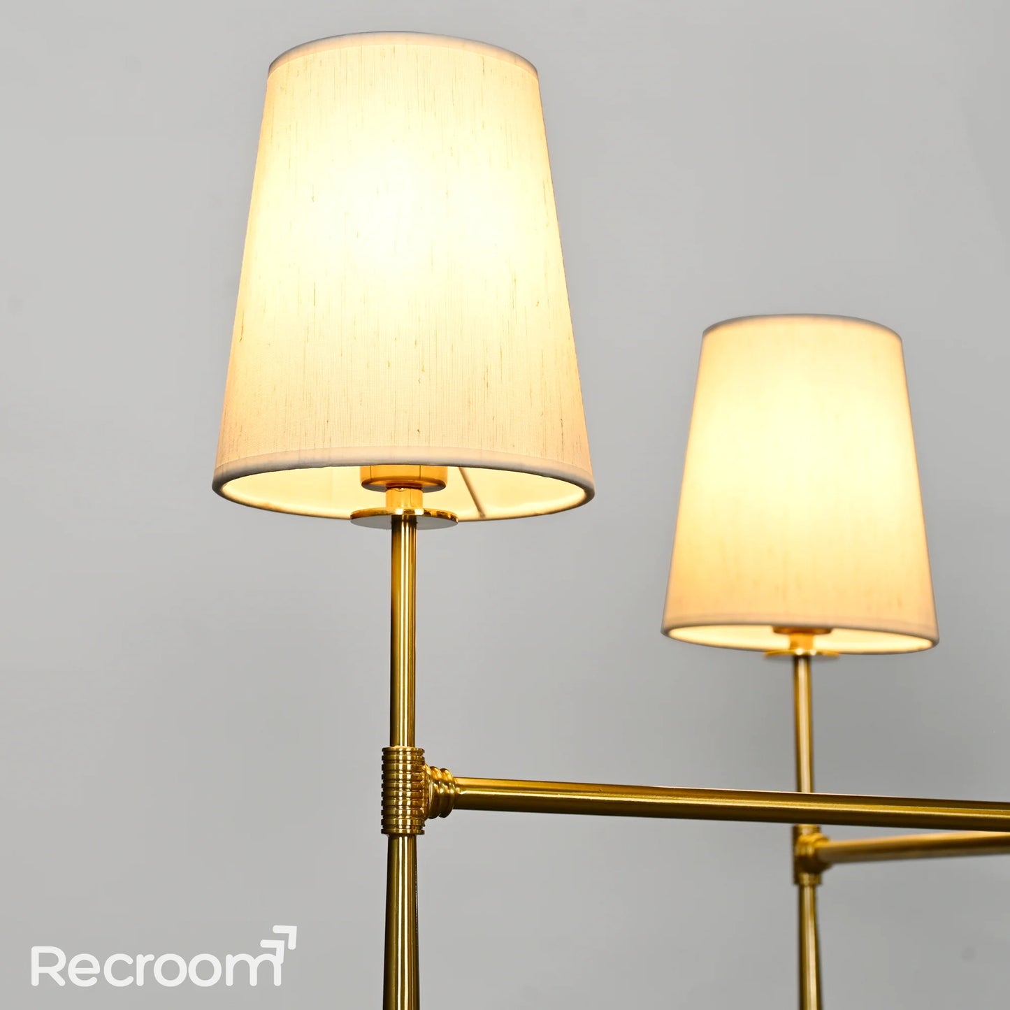 Art Fabric Lamp Shade Rhodes Round Chandelier