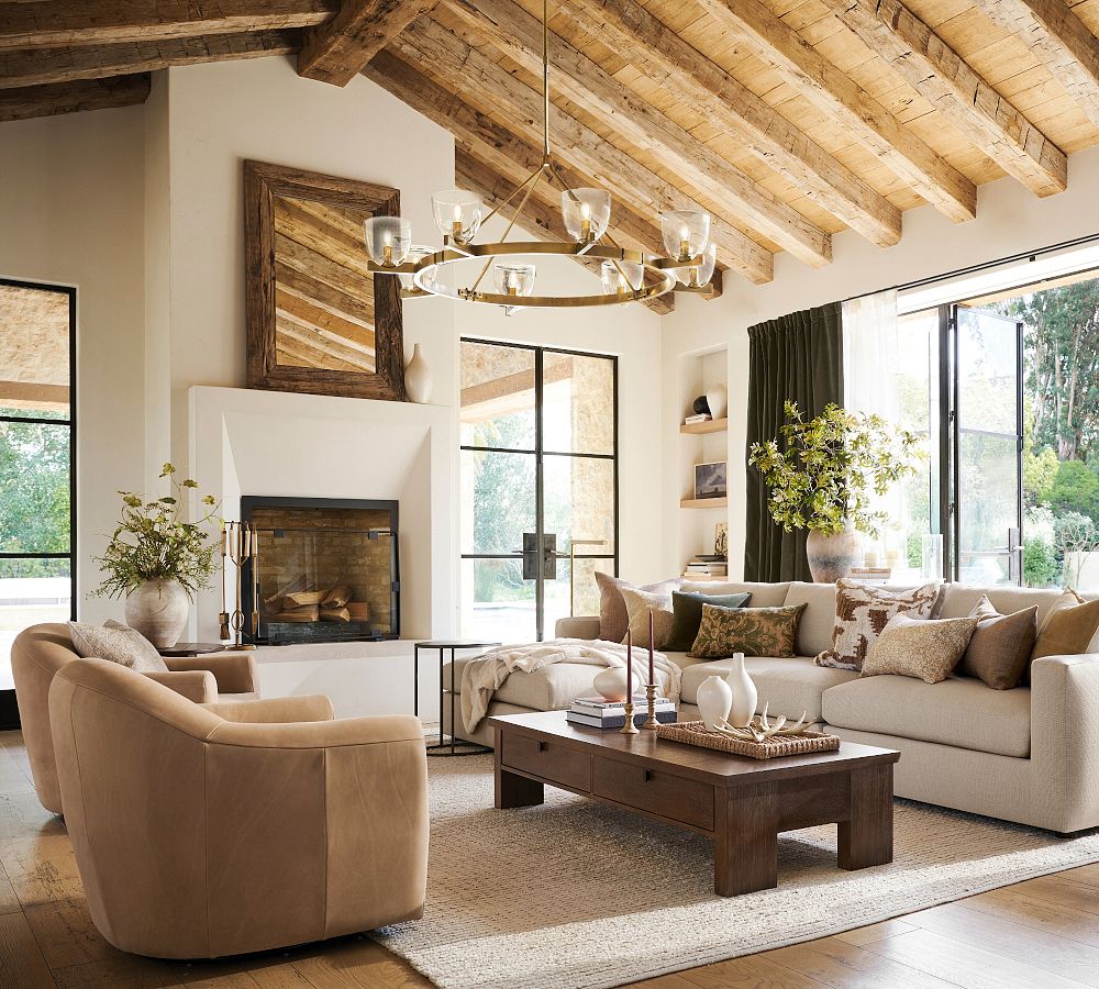 Chamberlin Metal Round Chandelier (50")